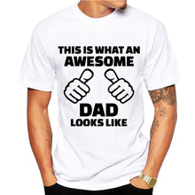 Load image into Gallery viewer, Super dad T Shirts Men Tops Casual Model Father&#39;s Day Tshirt Short Sleeve Funny papa Dady Gift T-shirt  Shirt Homme
