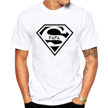 Load image into Gallery viewer, Super dad T Shirts Men Tops Casual Model Father&#39;s Day Tshirt Short Sleeve Funny papa Dady Gift T-shirt  Shirt Homme
