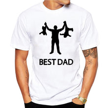 Load image into Gallery viewer, Super dad T Shirts Men Tops Casual Model Father&#39;s Day Tshirt Short Sleeve Funny papa Dady Gift T-shirt  Shirt Homme
