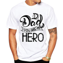 Load image into Gallery viewer, Super dad T Shirts Men Tops Casual Model Father&#39;s Day Tshirt Short Sleeve Funny papa Dady Gift T-shirt  Shirt Homme

