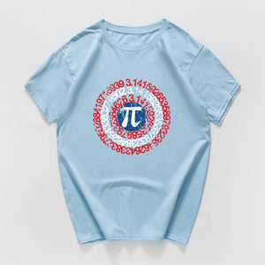 Pi Math Novelty T Shirt Men's Breathable cotton Loose  Tee shirts homme Geek Style Tshirt Nerd streeetwear Casual Men Tshirts