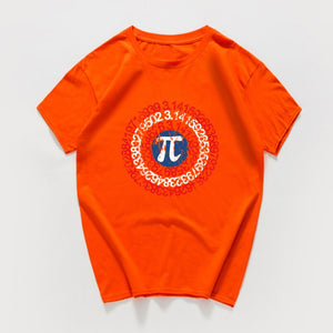 Pi Math Novelty T Shirt Men's Breathable cotton Loose  Tee shirts homme Geek Style Tshirt Nerd streeetwear Casual Men Tshirts