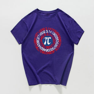 Pi Math Novelty T Shirt Men's Breathable cotton Loose  Tee shirts homme Geek Style Tshirt Nerd streeetwear Casual Men Tshirts